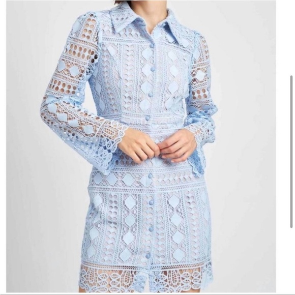 En Saison Dresses & Skirts - En Saison Light Blue Janelle Mini Dress